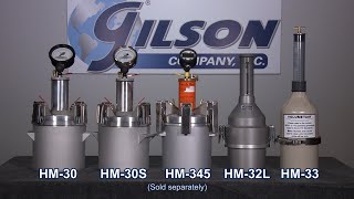 Gilson Concrete Air Meters HM30 HM30S HM345 HM32L HM33 [upl. by Berni]