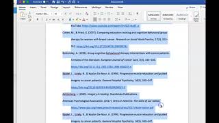 APA References Page How to format in Hanging Indent and Alphabetize II Works cited II Bibliography [upl. by Mosra]