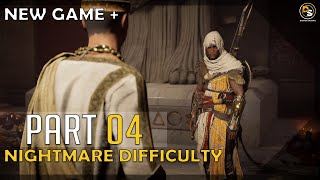 Assassins Creed Origins Nightmare NG  100 Walkthrough 04 [upl. by Potts271]