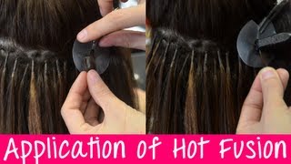 Keratin Hot Fusion Hair Extensions  Application amp Information  Instant Beauty ♡ [upl. by Navada]