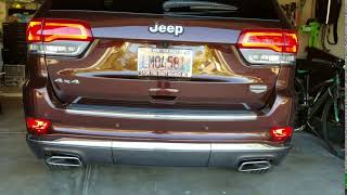 2014 Jeep Grand Cherokee rear lower reflectors converted to park turn stop lamps [upl. by Merv]