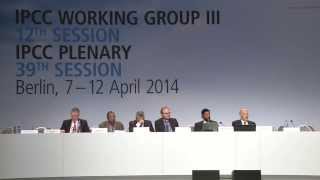 IPCC  Press Conference  April 13th 2014 [upl. by Friedberg147]