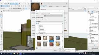 ArchiCAD 21 Create new Material [upl. by Eceinart]