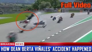 How Dean Berta Viñales’ accident happened [upl. by Einhapets]