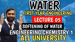 WATERLecture 05Softening of Water ENGINEERING CHEMISTRYPRADEEP GIRI SIR [upl. by Leahcimluap]