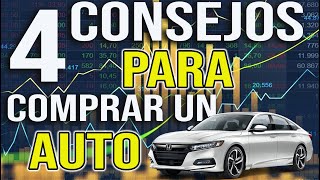 4 CONSEJOS de como AHORRAR al comprar tu AUTO📈💰 [upl. by Ahsimed]