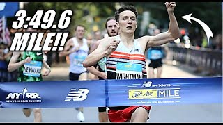 UNBELIEVABLE FINISH At 2021 5th Avenue Mile Jake Wightman Reigns Supreme [upl. by Joseph]