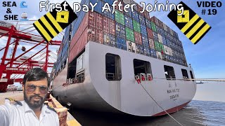 SEA 🌊 amp SHE 🚢  First day after joining  Chief Officer  JPC VLOGS  Video  19 [upl. by Annad]