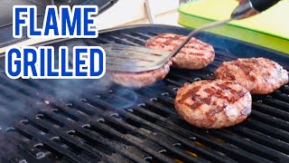 Grill Like A Pro With The Weber Baby Q1200n Perfecting Flamegrilled Lamb Burgers [upl. by Fontes768]