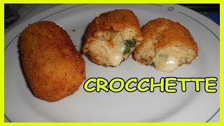 Crocchette di patate ripiene con formaggi e basilico Crocchettone  LE RICETTE DI ZIO ROBERTO [upl. by Roswell523]