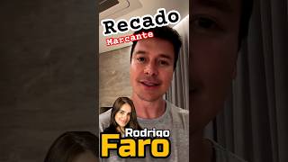 Rodrigo FaroO recado urgente é marcante de Faro [upl. by Danie927]