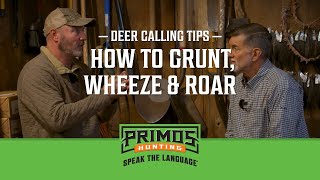 Deer Calling Tips  When And How To Grunt Roar And Wheeze [upl. by Kaile997]