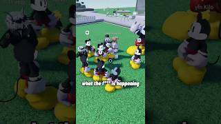 Mickey forms an ARMY 😭 roblox funny [upl. by Berke]