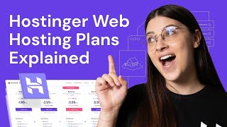 Hostinger Web Hosting Plans Explained  WordPress VPS Cloud [upl. by Droffilc89]