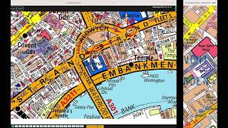 Catherine St WC2 To Belvedere RoadSE1 To TfL Topographical Map training  idealpcolicencecom [upl. by Jock754]