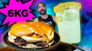 6KG  Burger amp Milkshake GIGANTES  Chama o ENCANADOR [upl. by Lexy]