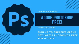 How to download Adobe Photoshop free [upl. by Cj]