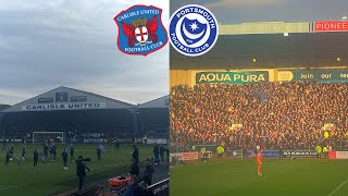 UNREAL PORTSMOUTH FANS TAKEOVER CARLISLE [upl. by Lazaruk]