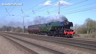 60103 Flying Scotsman Light Engine 24022016 [upl. by Areek]