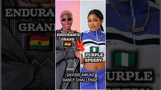 Awuke by DAVIDO TikTok Dance Challenge🔥  Endurancegrand vs Purple Speedy trendreacthq [upl. by Cherilynn]