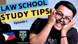 How to STUDY in Law School  Effective Study Tips Part 1  Philippines  With English Subtitles [upl. by Aisayt]