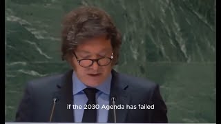 Javier Melies speech  United Nations General Assembly 24 Sept 2024 [upl. by Darrej]