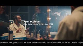 Boursorama Banque  Jean Dujardin  Frais bancaires  12s [upl. by Anatak]