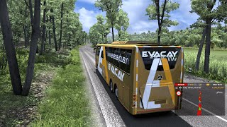 Mercedes Shd on high speed ets2 bus mod by IBS gaming [upl. by Aileve]