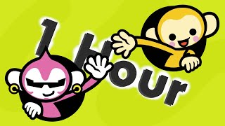 RTGame Does The Monkey Watch Practice from Rhythm Heaven Fever 1 Hour Version [upl. by Chapel]