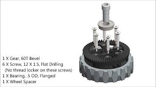 Swerve Drive Specialties MK1 Module Assembly [upl. by Arvell]