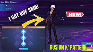 KOF EVENT DRAW 2024 GUSION K BINGO PATTERN MOBILE LEGENDS BANG BANG [upl. by Esaj]