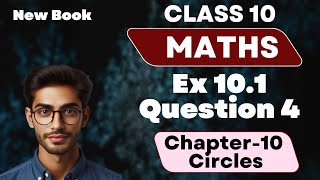 Q4 Draw a circle two lines parallel to given line one is tangent and a secant  Class 10 Ex 101 [upl. by Irvin564]