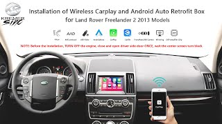 kSmart Box Wireless Carplay Installation for Land Rover Freelander 2 2013 Model Bosch Head Unit [upl. by Martinez]