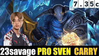 🔥23savage SVEN CARRY 735C DOTA 2 HIGHEST MMR MATCHdota2 dota2gameplay 23savage sven [upl. by Tolkan]