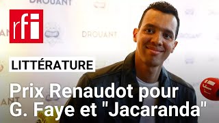 Gaël Faye prix Renaudot 2024 pour son roman «Jacaranda» • RFI [upl. by Janet]