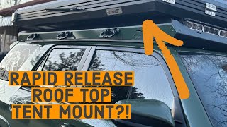 upTOP Overland Rapid Release Tent Mount [upl. by Henleigh96]