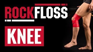 RockTape  RockFloss Tutorial  Knee [upl. by Nylisoj]