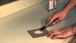 How to repair a deep scratch in your laminate countertop [upl. by Barthelemy285]