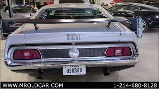 1971 FORD MUSTANG MACH 1 FOR SALE 39900 [upl. by Pisano580]