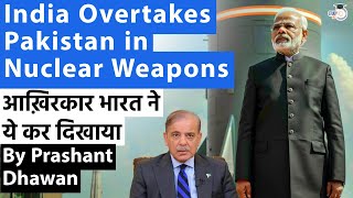 India FINALLY has more Nuclear Weapons than Pakistan  First time in 20 Years this happened [upl. by Yauq]