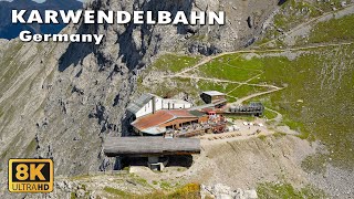 The Best Views on the KarwendelBahn Mittenwald Germany 8K [upl. by Wainwright]