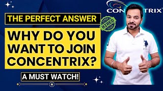 Concentrix Interview Questions and Answers  Why do you want to join Concentrix [upl. by Verdha]