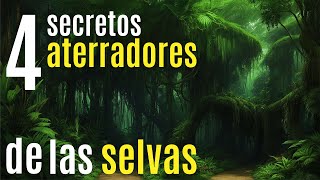 LOS 4 SECRETOS MAS ATERRADORES DE LAS SELVAS [upl. by Brocklin43]