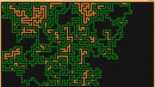 Recursive Backtracker Maze Generator Visualization [upl. by Engenia]