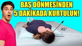 BAÅ DÃ–NMENÄ°ZDEN VERTÄ°GODAN KURTULMANIZI SAÄLAYAN 5 DAKÄ°KALIK MANEVRA  EPLEY MANEVRASI [upl. by Nojad]