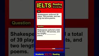 IELTS Academic Reading Fill in the Gaps Question Practice [upl. by Lotson495]