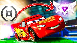 UNRANKED to SSL on LIGHTNING MCQUEEN SPEEDRUN  Rocket League [upl. by Bradway]