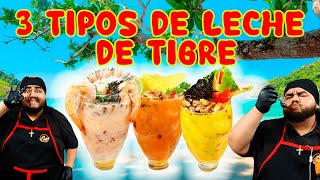 3 TIPOS DE LECHE DE TIGRE 🐯🐟👨‍🍳❤ [upl. by Sedruol]