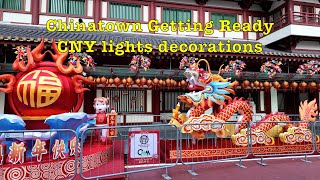 Preview Chinatown 2024 CNY Lights Decor amp Night Market 4K cny2024 singapore chinatown pocket3 [upl. by Fougere692]