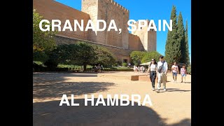 Spain Granada  Explore the historic Alhambra Castle  4K UHD Walking Tour [upl. by Anyr]